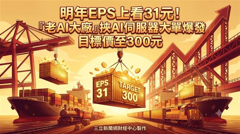 緯創挾AI伺服器大單爆發　目標價至300元