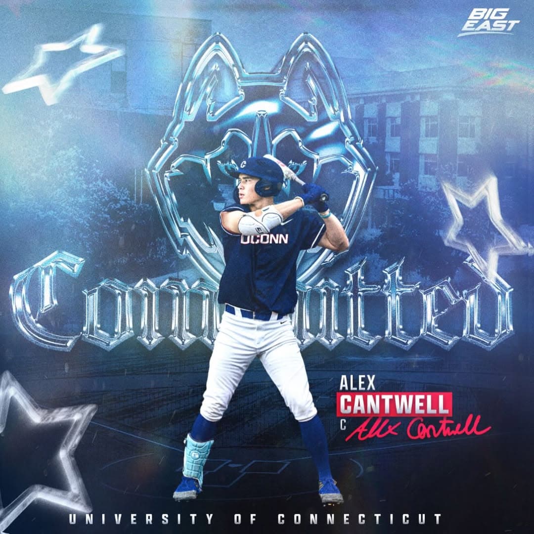 康威爾目前就讀康乃狄克大學。（翻攝自Instagram @alexcantwell5）
