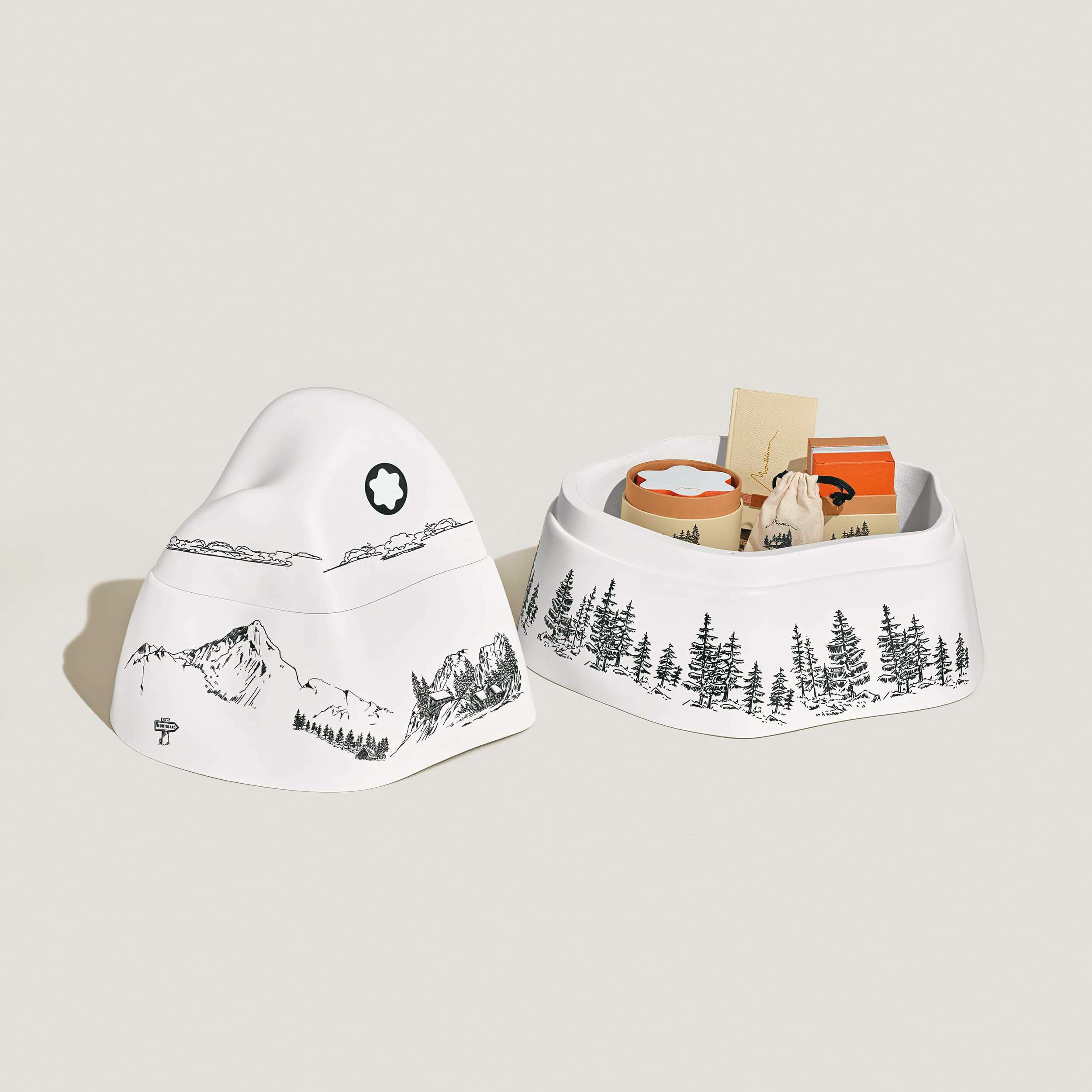 MONTBLANC 2024 Happy Holidays禮品組合，限量100套，NT$138,700。（MONTBLANC提供）