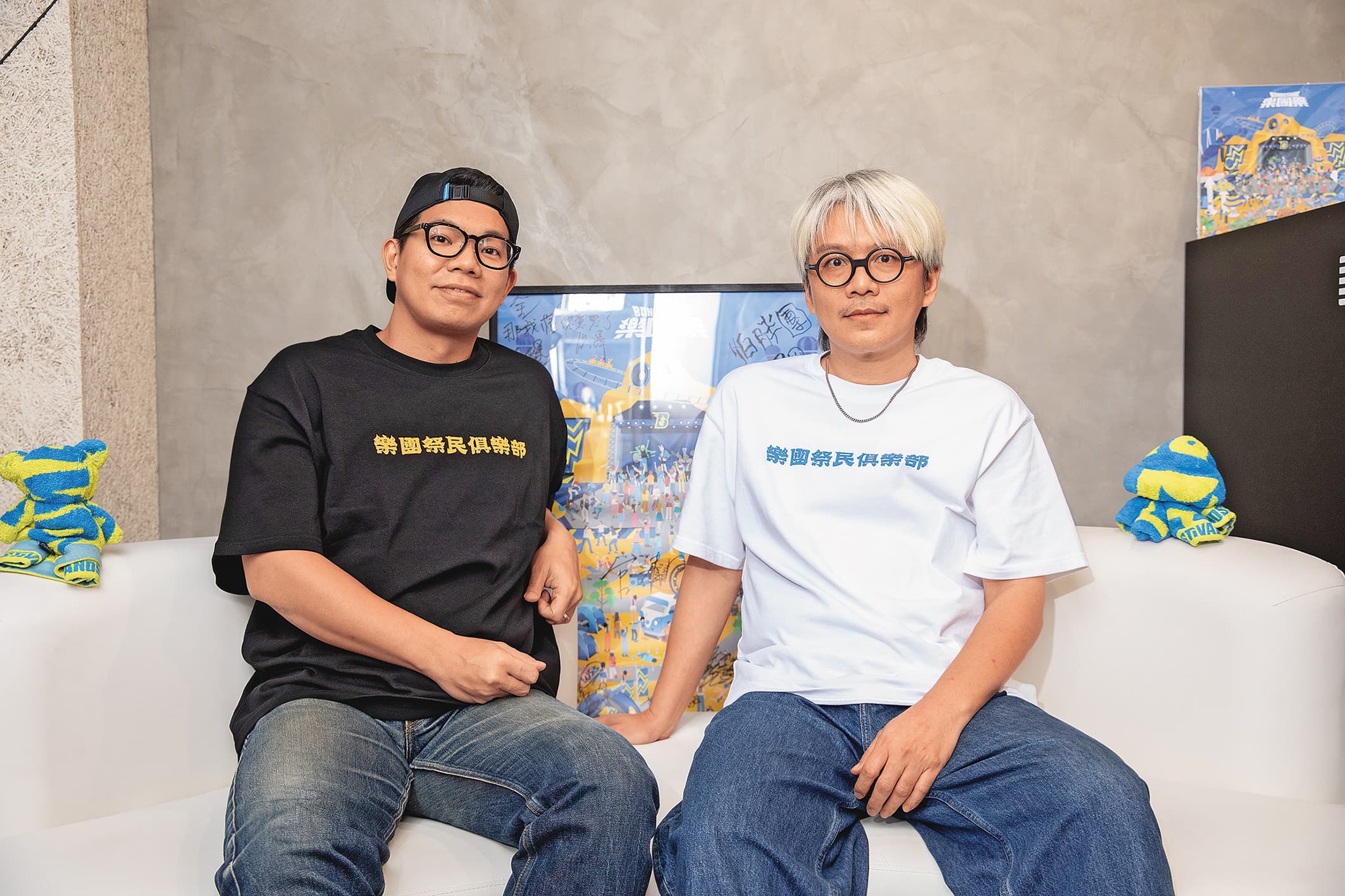 監製周祐楷（左）攜手視覺總監王宗欣（右）打造具商業價值的內容IP，接軌國際舞台。