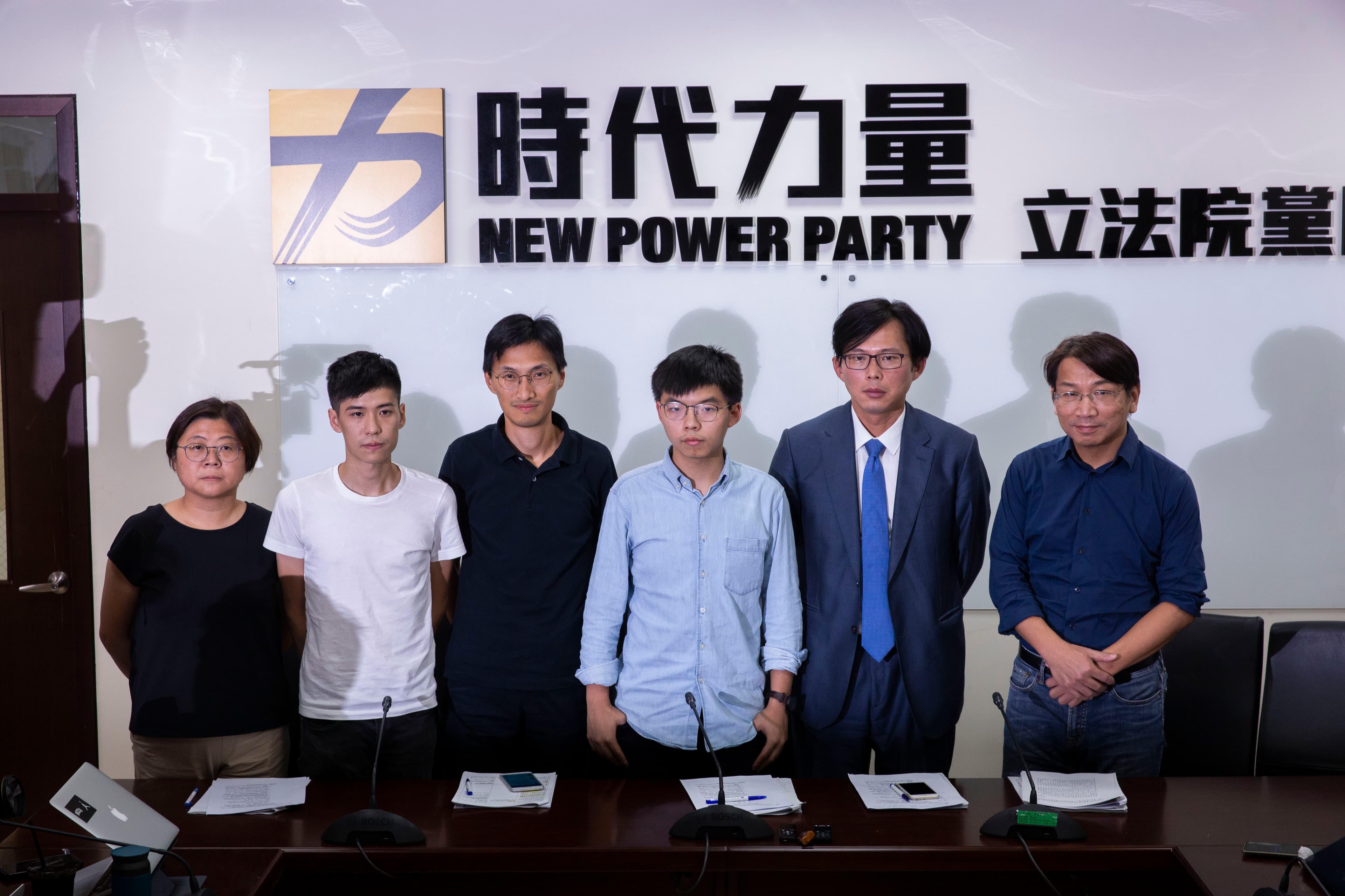事實上，當年黃之鋒等人來台，除了拜會藍綠代表以外，也拜會了以黃國昌為首的時代力量黨團。（資料照）