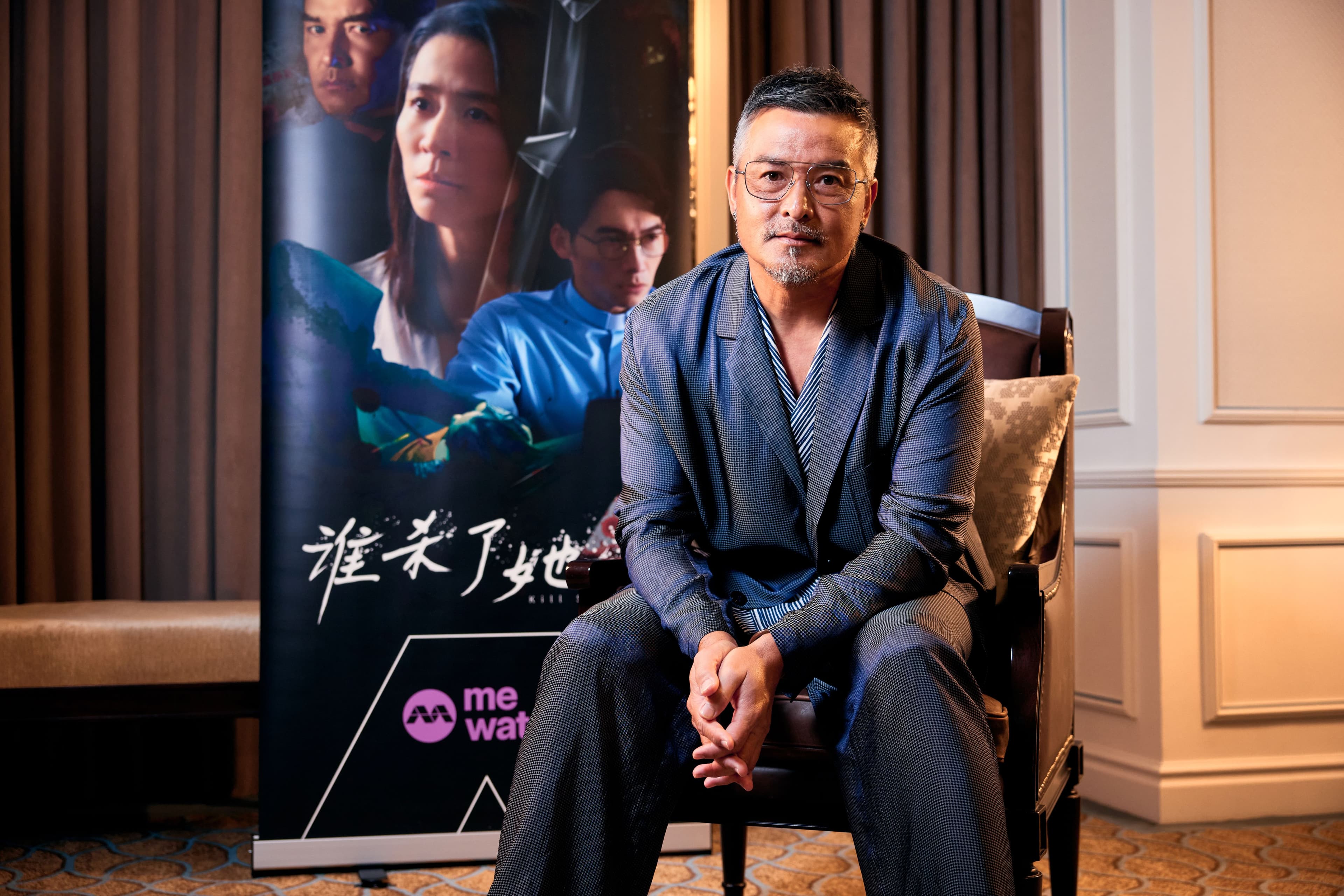 李銘順難得在新加坡拍戲。(三立提供)