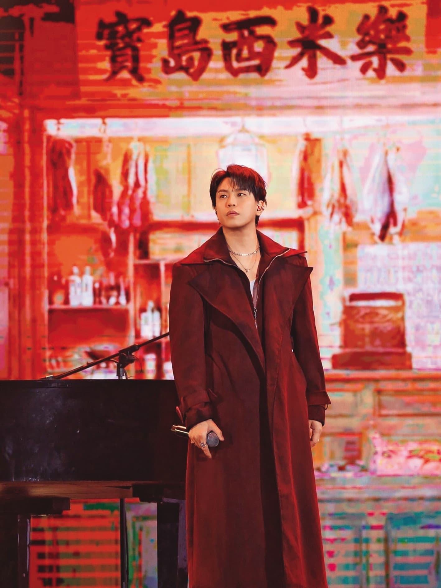 阿弟因演唱八點檔《寶島西米樂》主題曲,今年登上紅白獻唱。(翻攝自蕭景鴻IG)
