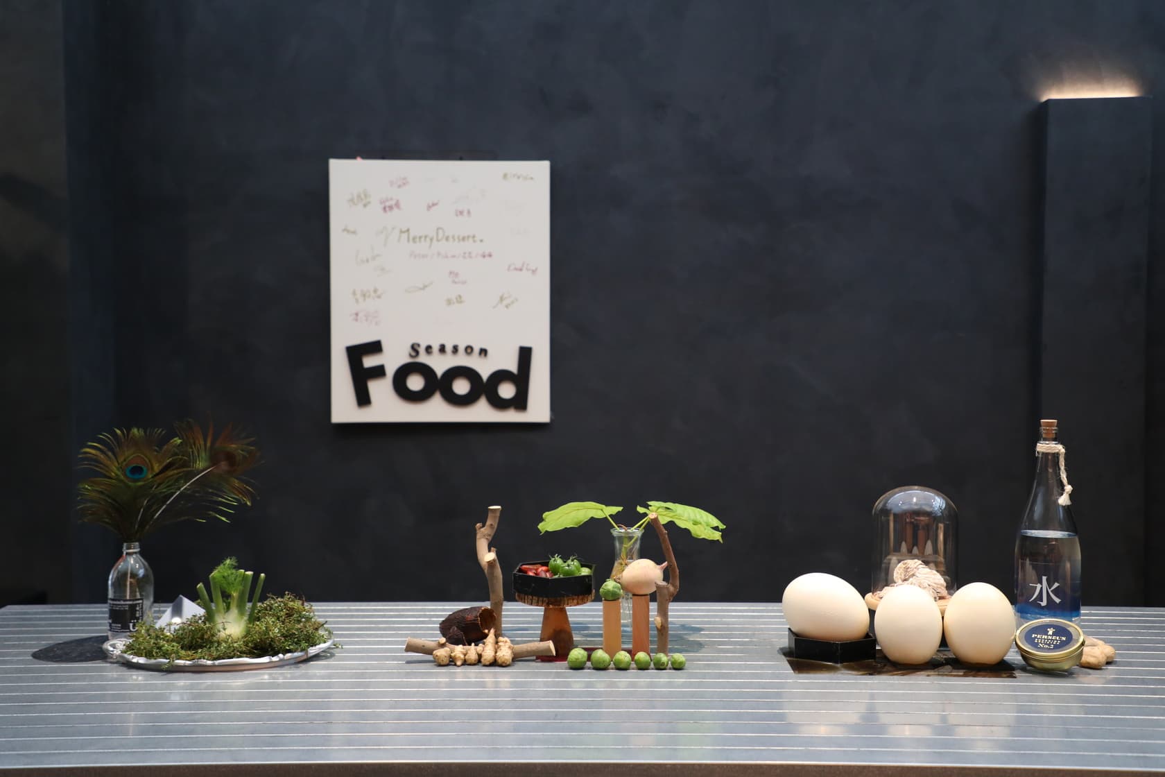 FoodSeason會依季節設計展覽，讓食材變得趣味，又可激發廚師的想像力。