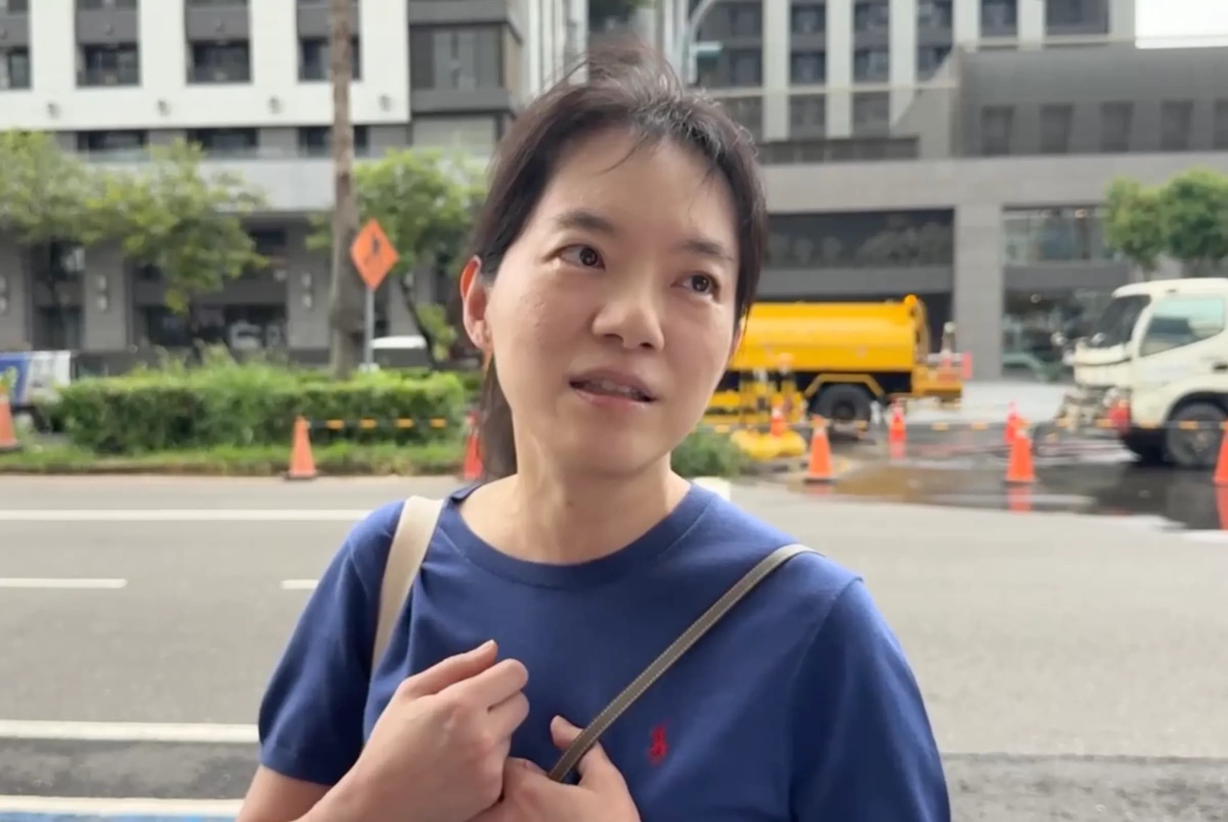 隨著肉搜風波持續延燒,陳幸妤後續看到網傳照片時坦言看到同樣照片,但無法百分之百證實這就是本人。(鏡新聞提供)