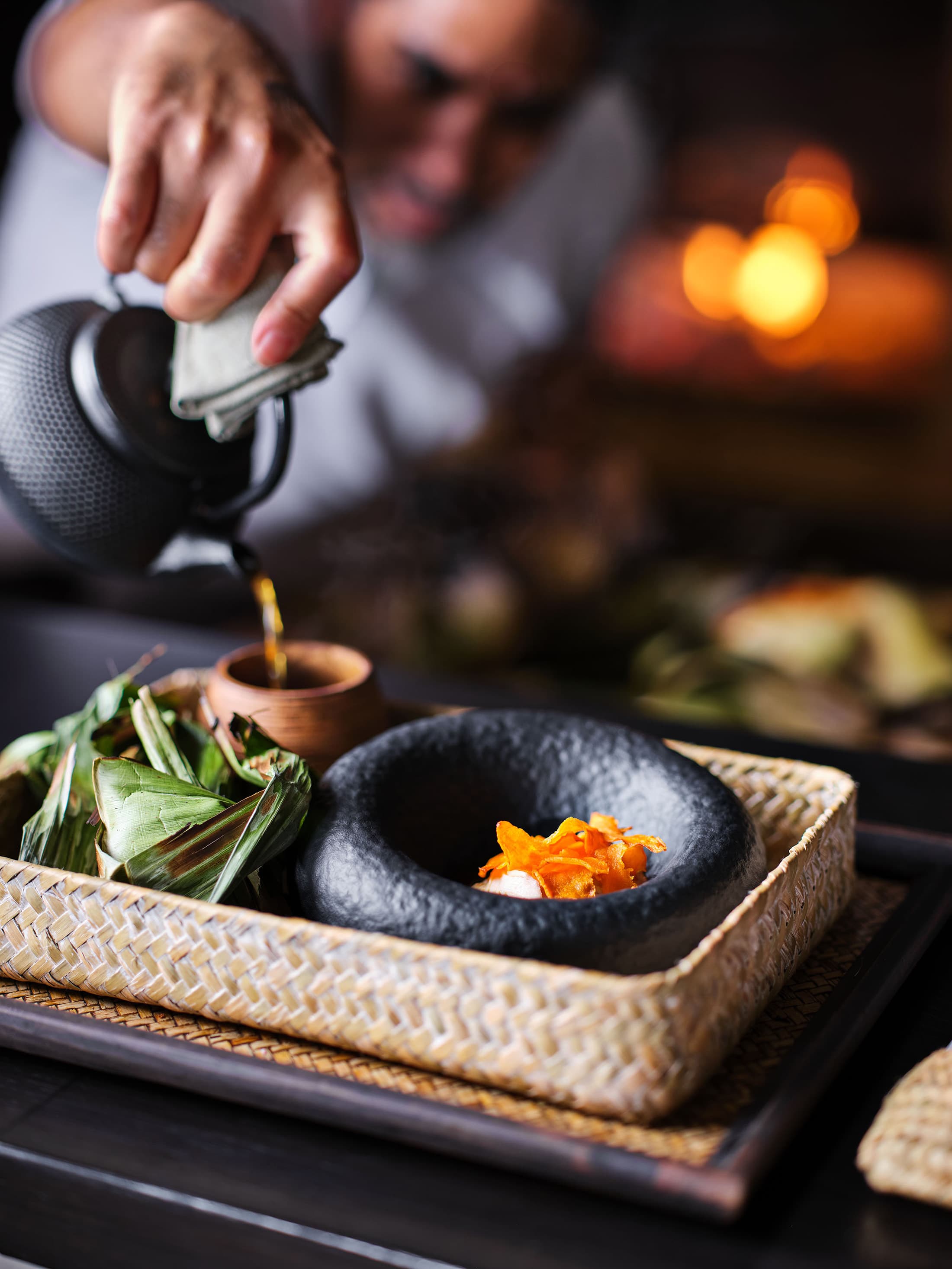 位於奧克蘭的薩摩亞風味餐廳Tala,以太平洋文化為靈感提供深刻動人且沉浸式的用餐體驗。(紐西蘭觀光局提供)