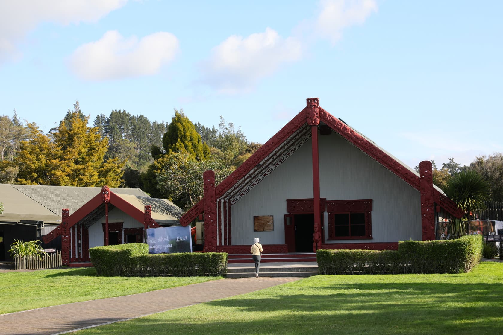來到古老的毛利村「Te Puia」，能完整認識紐西蘭原住民文化。
