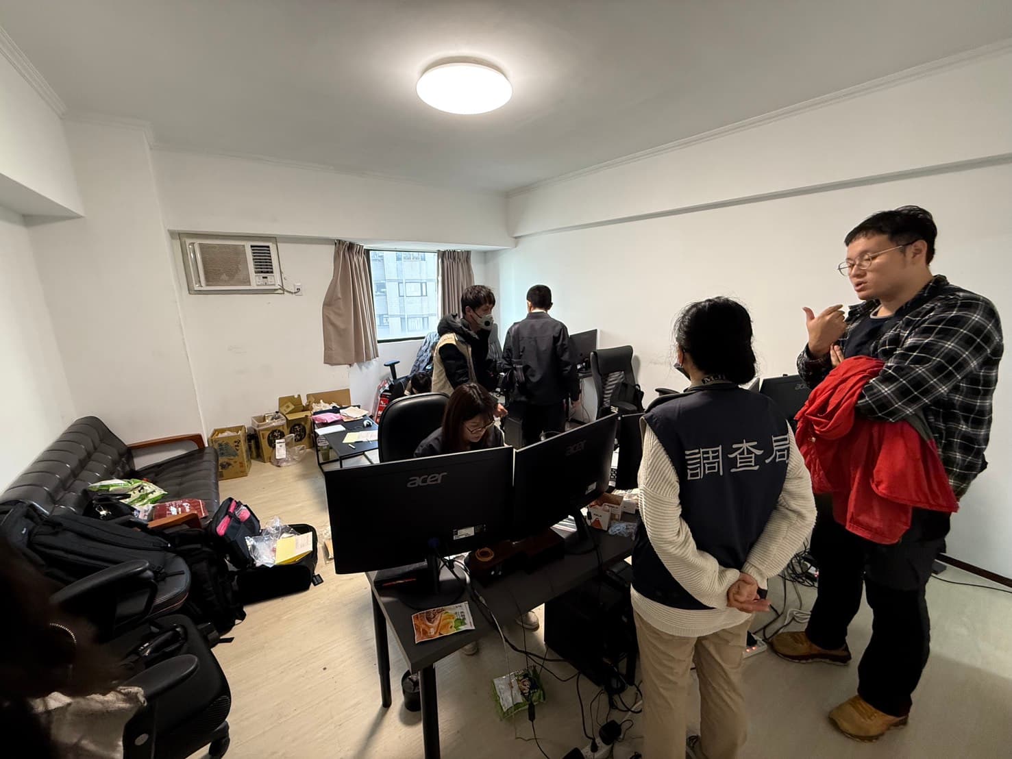 中檢今年發動兩波搜索行動。(翻攝畫面)