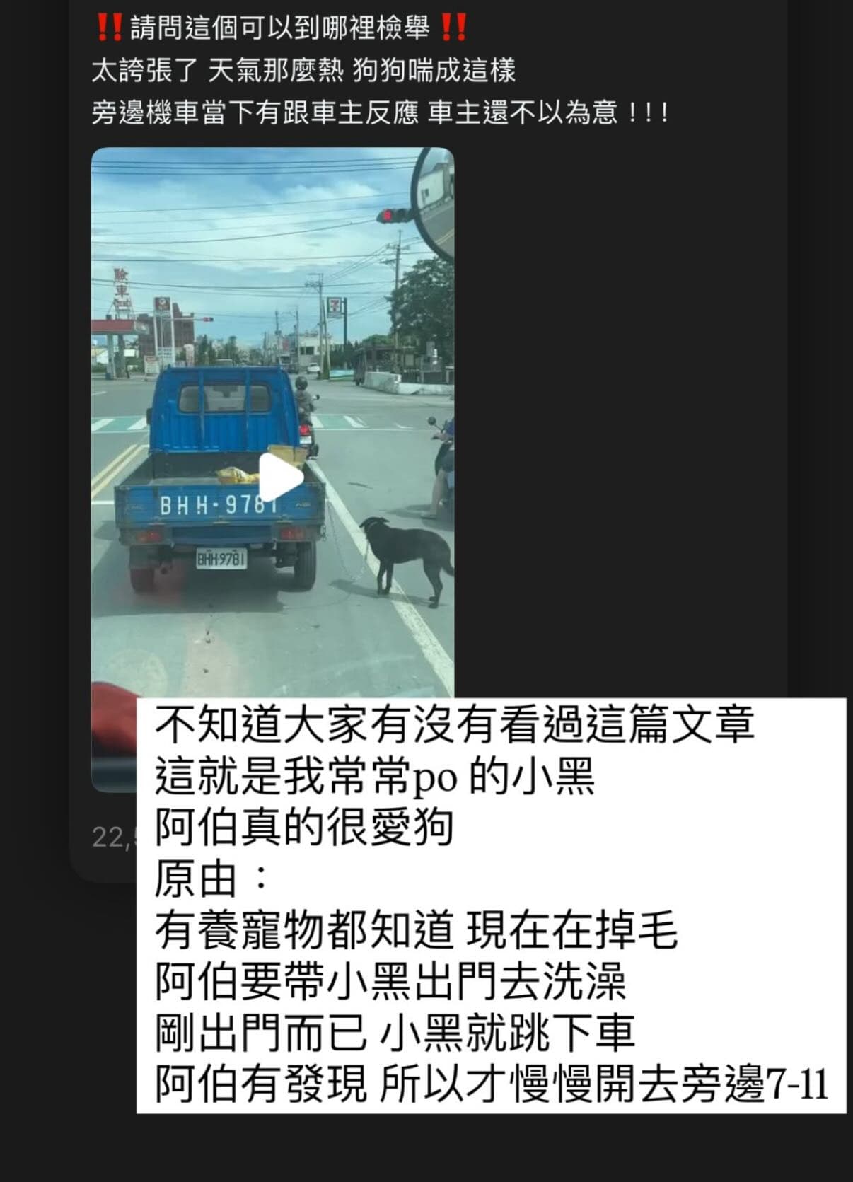 隨著事件在網路上發酵,有知情網友出面為飼主澄清。(翻攝自Threads @sabala36_coffee)