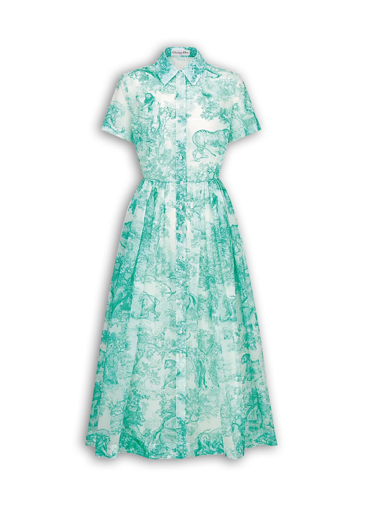 Dior Dioriviera中長開襟洋裝,NT$115,000。(Dior提供)