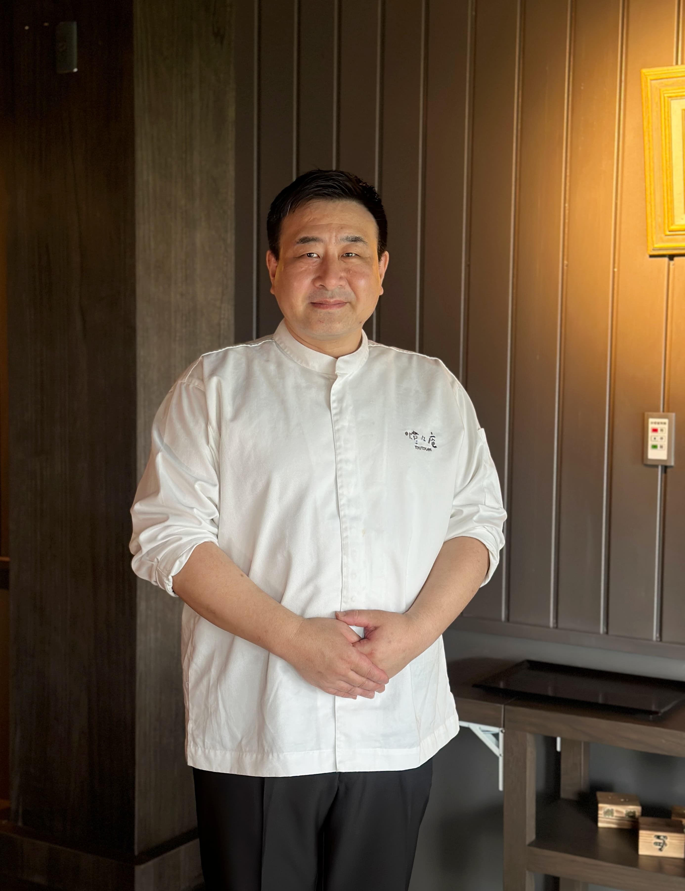 日籍料理長廣中新輝常駐台灣坐鎮。