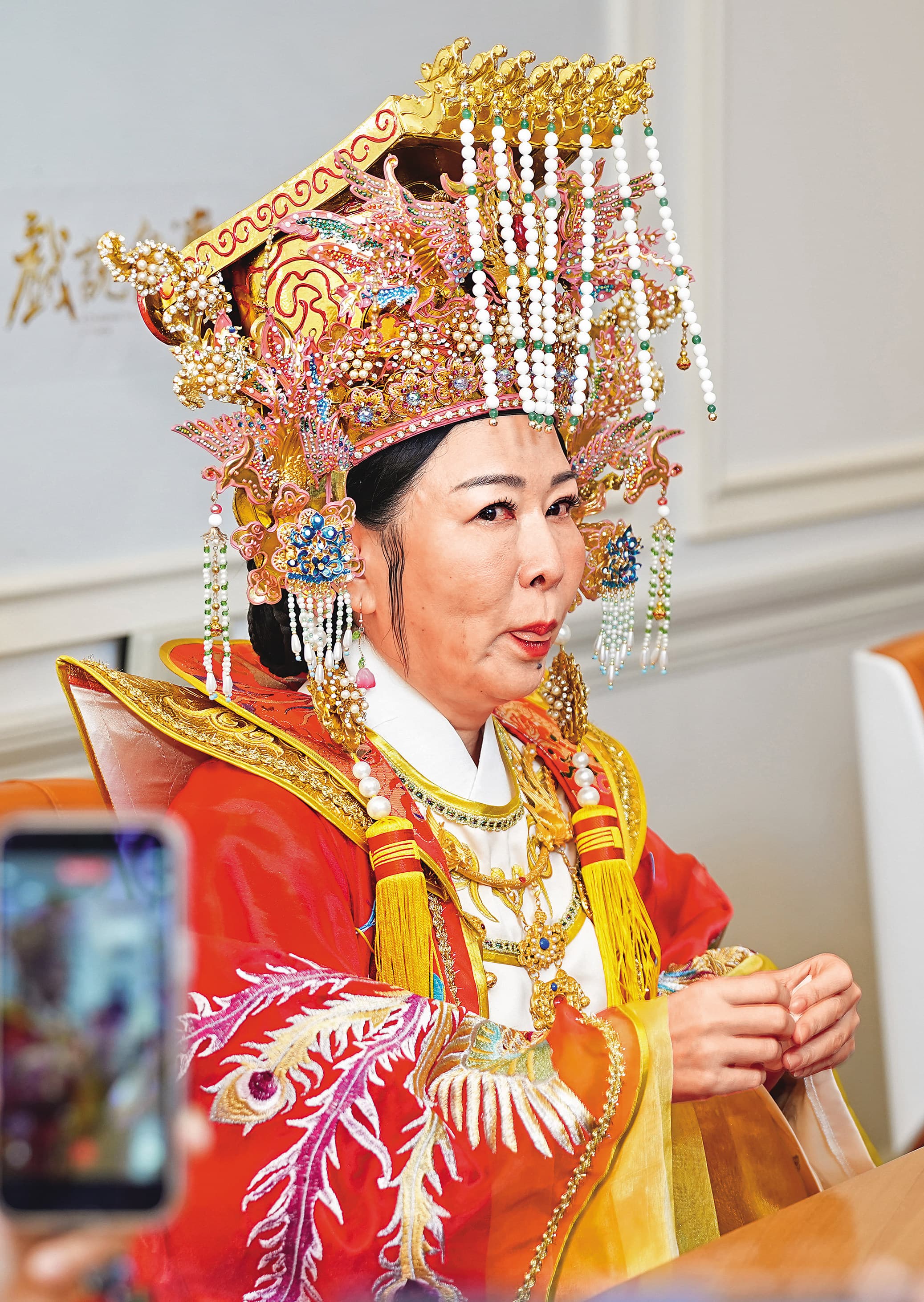 第一次看到這麼俏皮的媽祖娘娘，張秀卿真素太口愛了～（←毒舌小編明顯有收斂）（怕遭天譴）