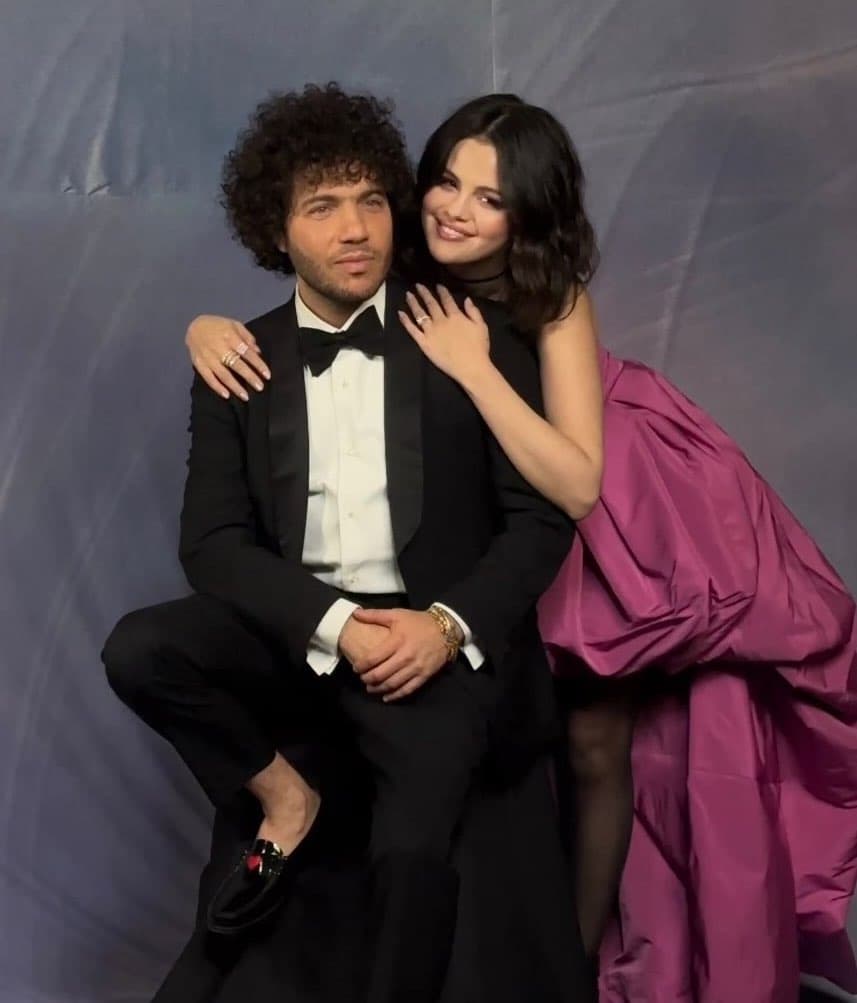 賽琳娜去年與班尼結婚，夫妻感情甜蜜。（翻攝itsbennyblanco IG）