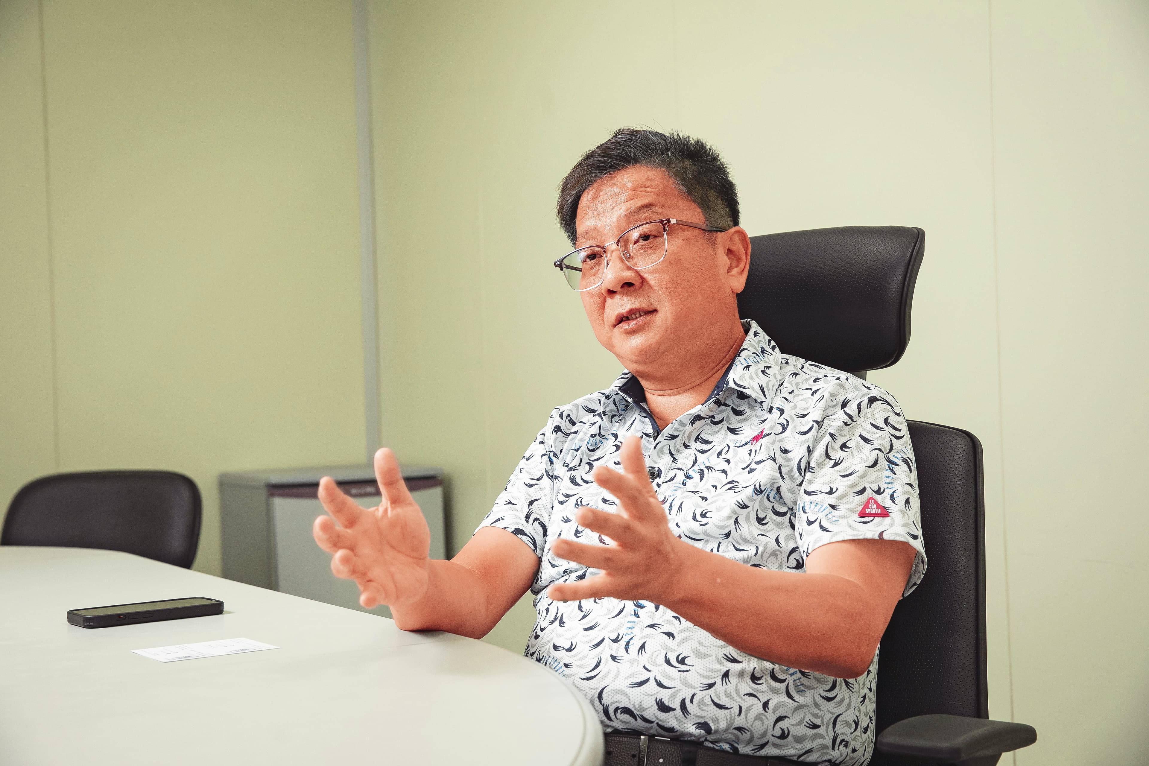 碩正董事長楊允斌表示,公司正持續擴廠,以因應先進封裝需求爆發期。