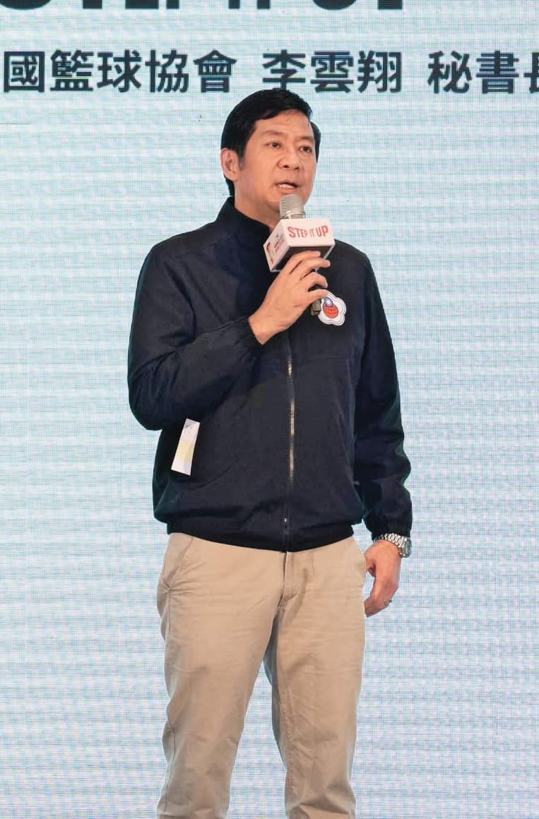 李雲翔曾任籃協正、副祕書長,籃壇評價兩極。(翻攝中華籃協臉書)