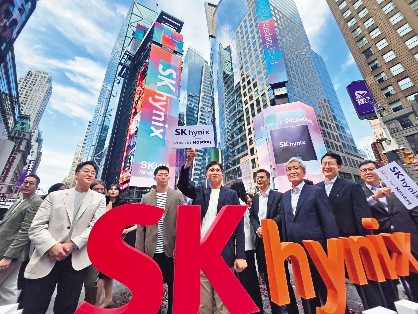 韓國5月底開放2大權值股海力士(圖)和三星的槓桿ETF,資金大舉搶進。(翻攝LinkedIn@SK hynix)